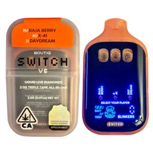 BOUTIQ SWITCH V4 "LIME Z" x "KIWI" 2G DUAL TANK DISPOSABLE